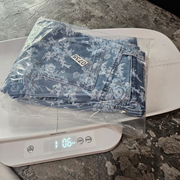 Gap × LoveShackFancy High Rise Floral 70s Flare Jeans 26 R - Picture 8 of 8